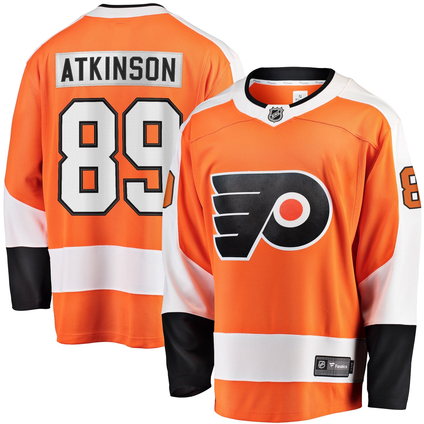 Cam Atkinson Philadelphia Flyers Fanatics Branded Breakaway Player Jersey - Orange