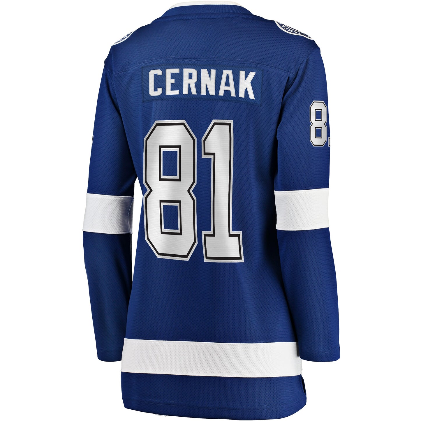 Erik Cernak Tampa Bay Lightning Fanatics Branded Women's Home Breakaway Player Jersey - Blue