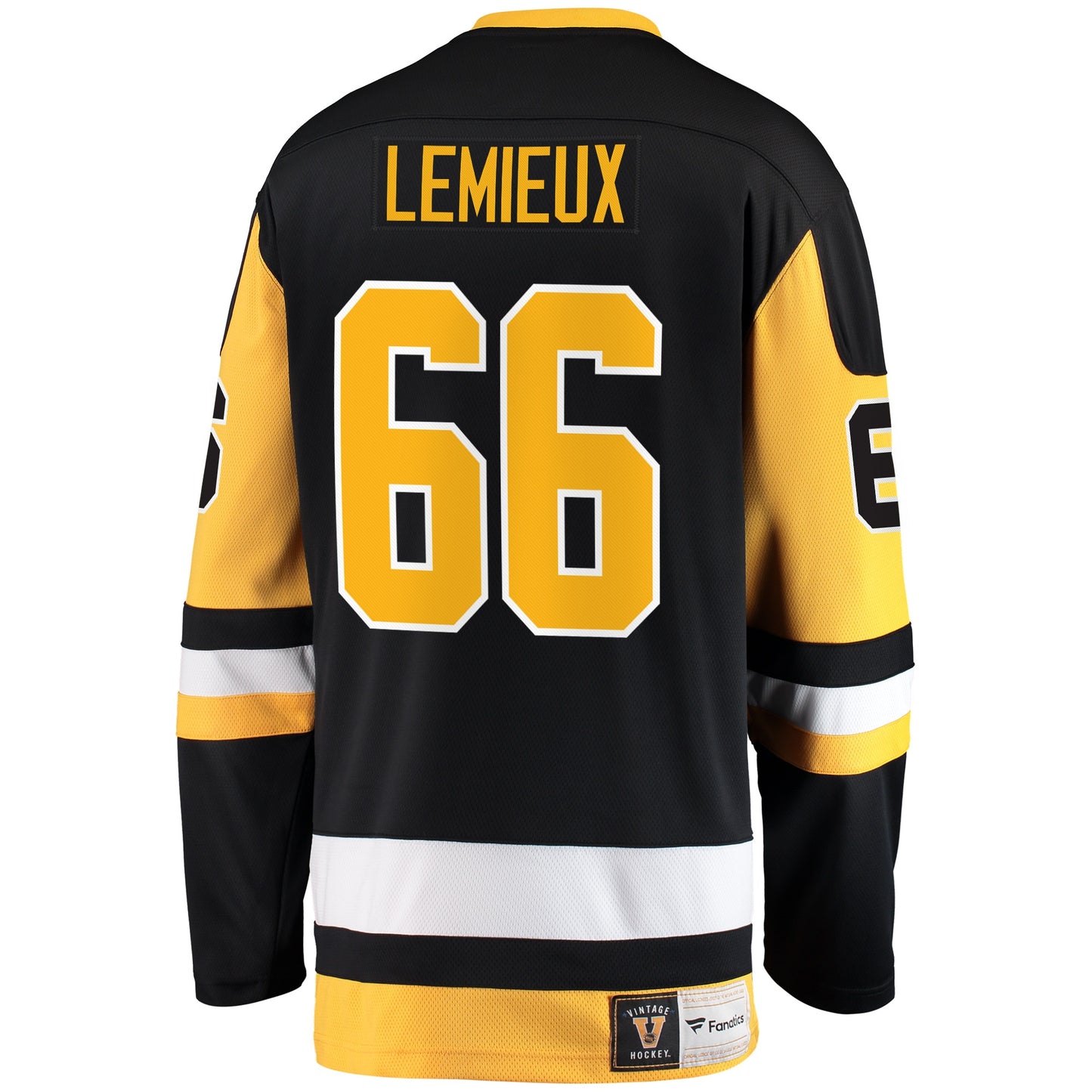 Mario Lemieux Pittsburgh Penguins Fanatics Branded Premier Breakaway Retired Player Jersey - Black
