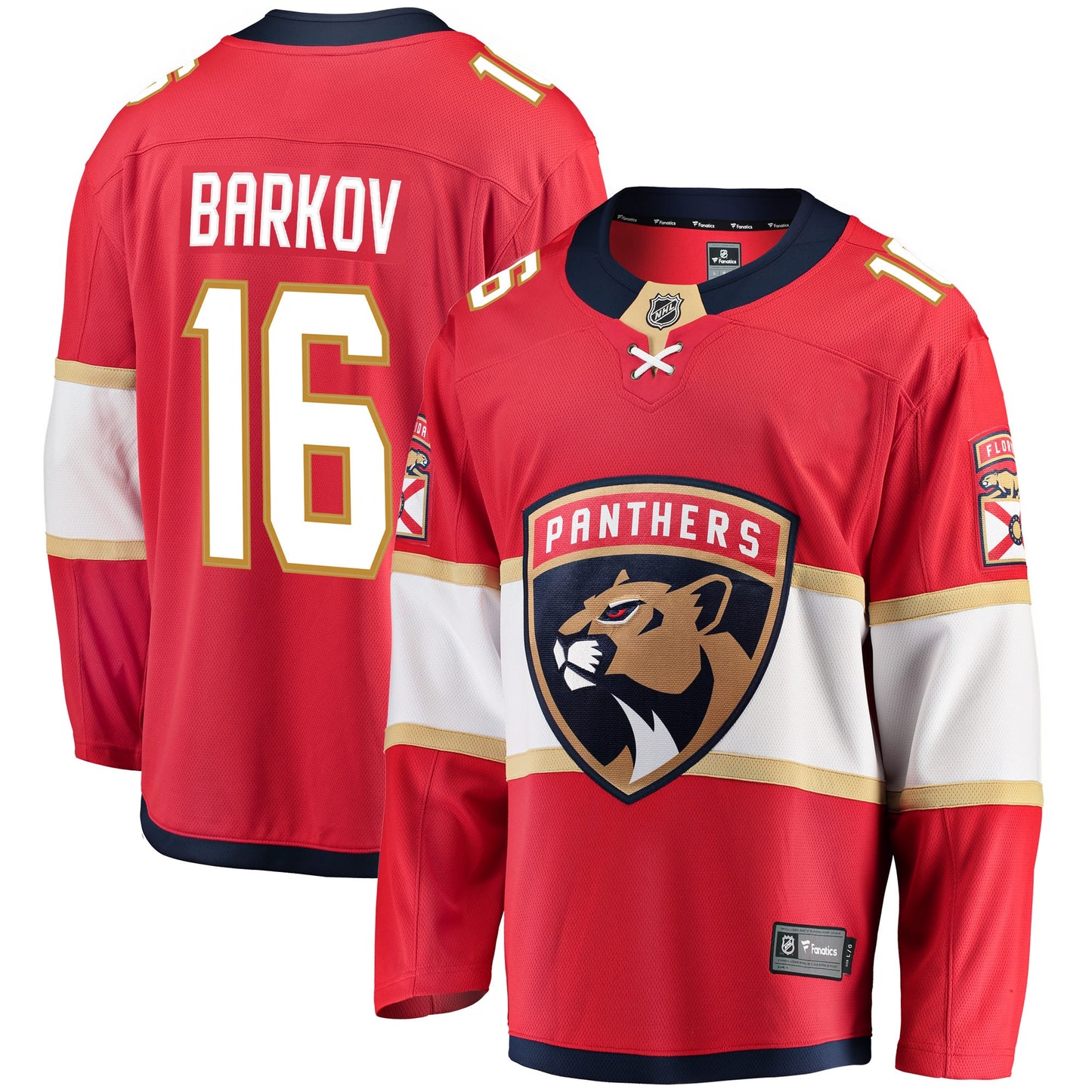 Aleksander Barkov Florida Panthers Fanatics Branded Premier Breakaway Player Jersey - Red