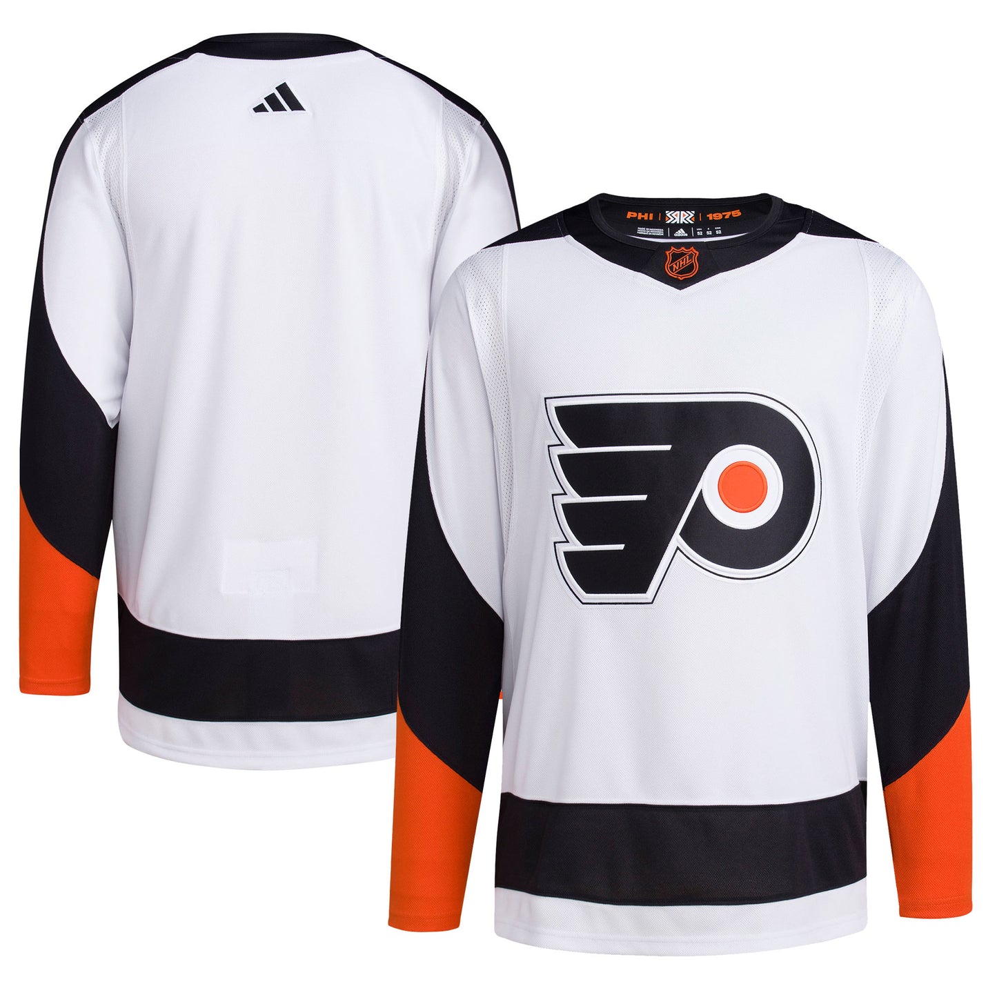 Philadelphia Flyers adidas Reverse Retro 2.0 Authentic Blank Jersey - White